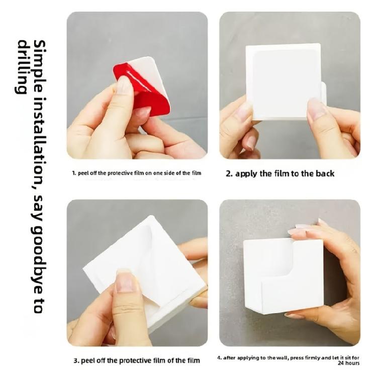 Sturdy ABS Weight Scale Wall Holder Easy Installation Space Saving Home Storage Solution