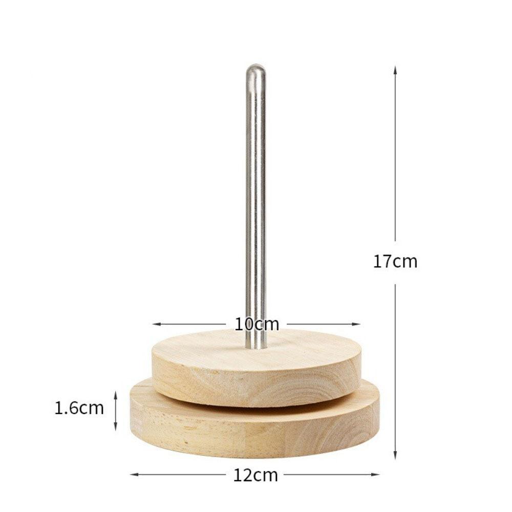 Wooden Yarn Rotating Tool Portable Thread Holder Auxiliary Tool Yarn Ball Holder  Crochet Work