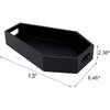 Coffin Tray/Shelf Wooden Serving Tray Coffin Shape Serving Tray,Spooky Gothic Home Decor-Halloween Creepy Goth Home Decor