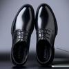 Wenzhou Men's Leather Shoes Genuine Leather British Style Men's Shoes First Layer Cowhide Casual Business Dress Wedding Derby Shoes Trend