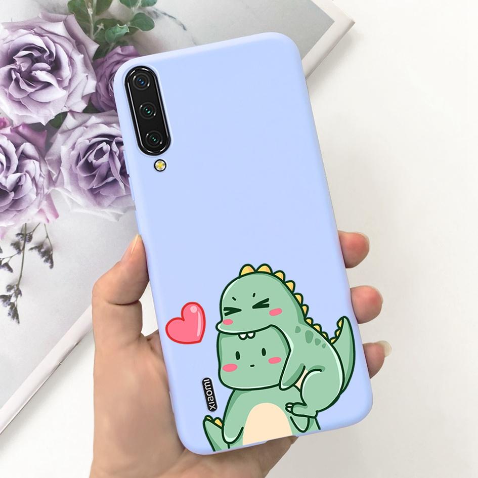 For Xiaomi Mi 9 Case Mi 9 Lite Back Cover Fashion Flower Slim Soft Silicone Funda On Xiaomi Mi 9 SE Mi9 Mi 9Lite Shockproof Capa