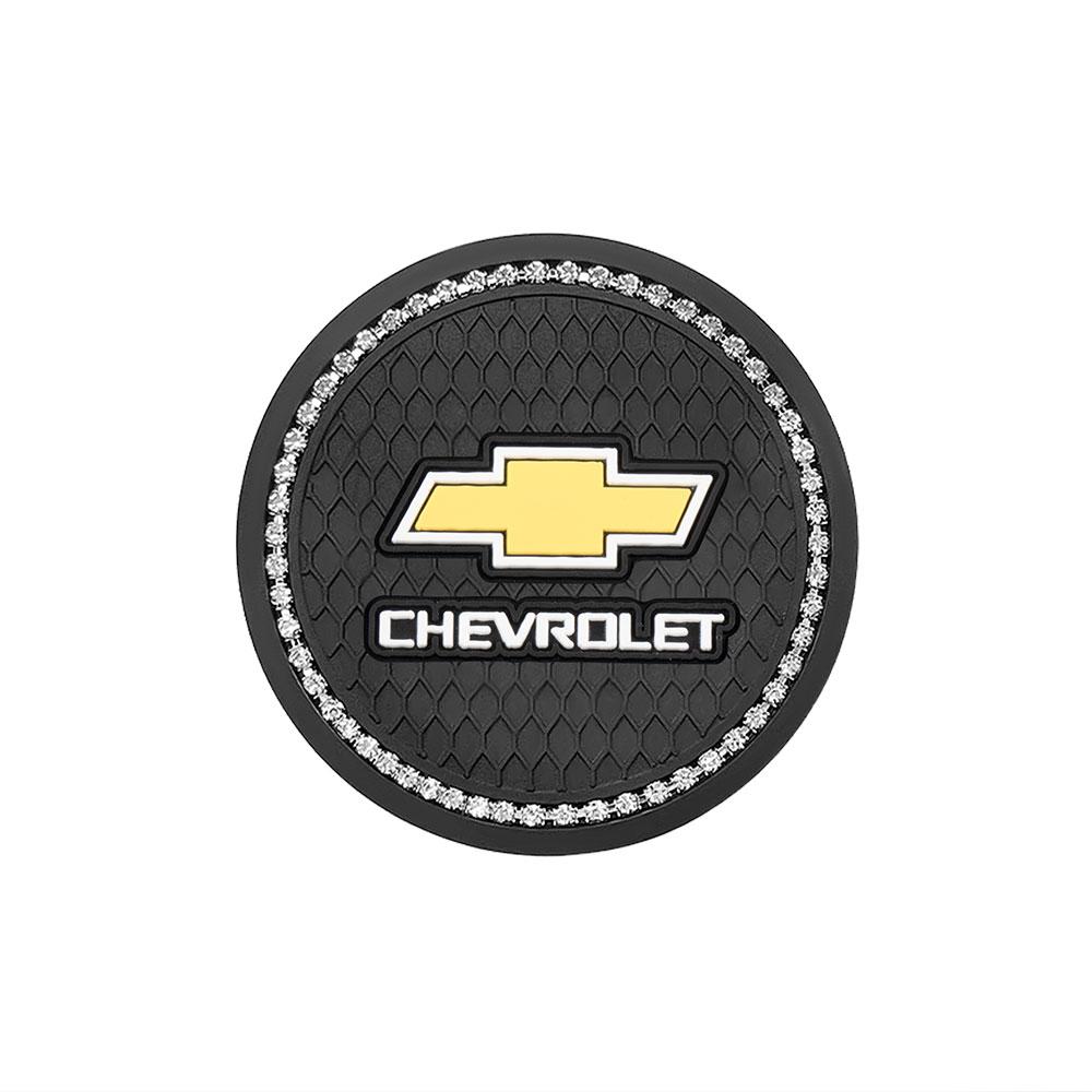 

1/2Pcs Non-slip Mat Water Cup Slot Pad Car Coaster For Chevrolet Cruze Captiva Malibu Trax Camaro Colorado Lacetti Aveo Orlando