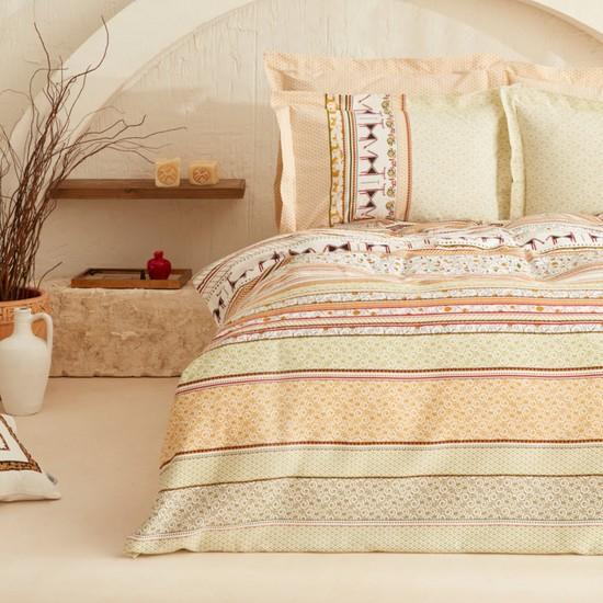 

Karaca Home x Arslantepe Горчичный комплект двойного пододеяльника из 100% хлопка