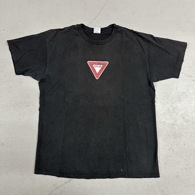 Vintage Pearl Jam Oakland 1997 Tour Shirt Herren GRÖSSE L Anvil Schwarz Yield Stones Unisex T-Shirt