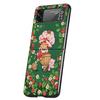 Cute Strawberry Girl Cover Phone Case For Samsung Galaxy Z Flip 7 6 5 4 3 5G Flip7 Flip6 Flip5 Flip4 Flip3 Black Fundas Shell