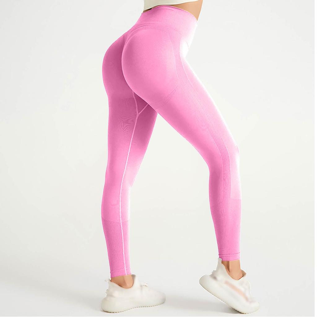 Women's Casual Seamless Hip Lifting Fitness Pants With Tight Fit And High Waist, Seach Hip Yoga Pants