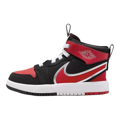 Air 1 Mid RM EasyOn PS Bred Παιδικά Αθλητικά Παπούτσια Μαύρο Λευκό Πανεπιστημιακό-Κόκκινο FQ1282-006