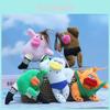Adorable Cute Escape Crazy Doll Plush Toy Big Mouth Duck Keychain Hanging Plushie 12cm Gift