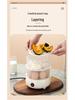 Stainless Steel Double-Layer Egg Steamer: Automatic Mini Breakfast Cooker