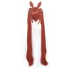 100cm Anime Uma Musume Pretty Derby Cosplay Wig Daiwa Scarle Cosplay Wig Headwear Brown Synthetic Hair Heat Resistant