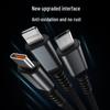 100W Fast Charging Multi-Device Transparent Cable for Apple, Android, Huawei