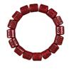 Purple Gold Sand Bracelet with Natural Cinnabar Beads - Six-Syllable Mantra for Men and Women