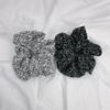 Elegant Retro Fabric Scrunchie for Women's Bun Hairstyles