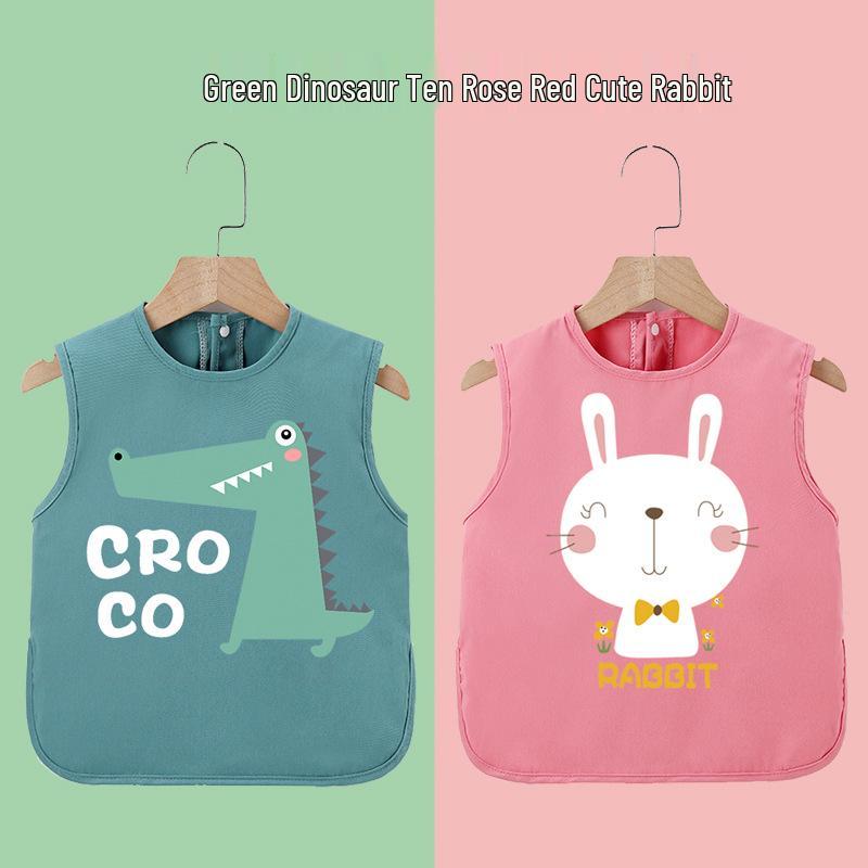 Infant Sleeveless Waterproof Coverall Bib - Lightweight & Breathable for Summer