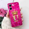 For Oppo A5x 4G CPH2725 Case Fashion Flower Crown Soft Silicone TPU Cover For Oppo A5X A5x 5G 6.67" Letter A-Z Phone Shell Capa