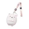 Sumikko Gurashi Shirokuma Alça de Pescoço Pelúcia Porta-Moedas Branco SG 1481 WH