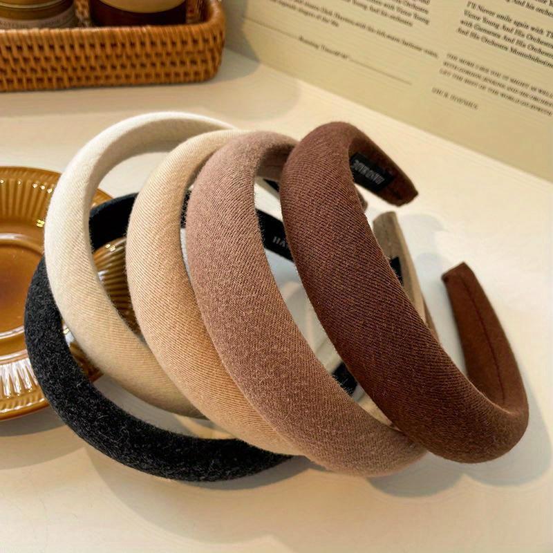 Thick Sponge Hairband Women's Elegant Head Band Makeup Face Wash Hair Hoop Fashion Hair Accessories