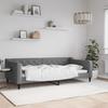 Vidaxl Sofa With Sleeping Function, Dark Gray, 100X200 Cm, Upholstered In Fabric