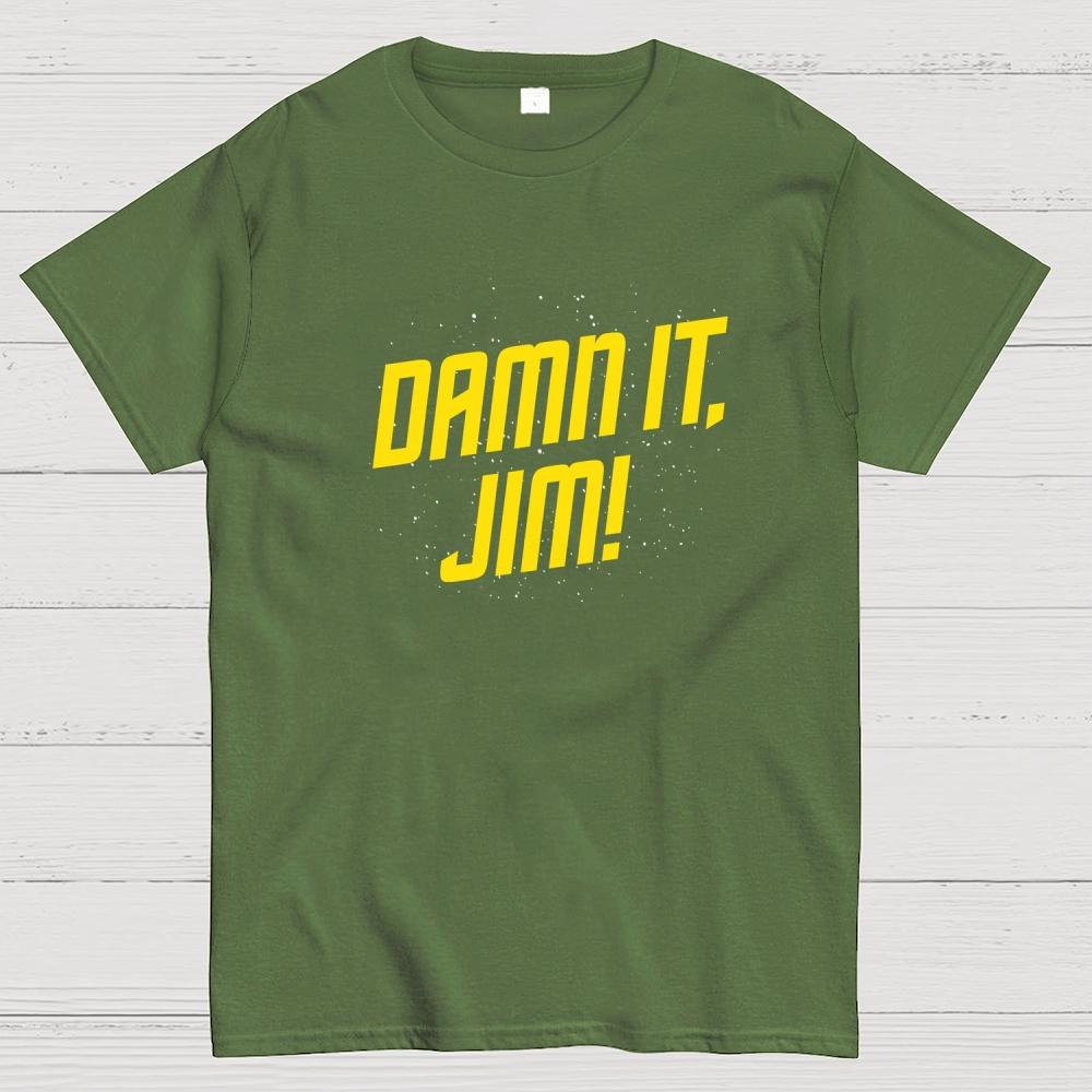 Damn It Jim Cotton Summer Casual Cool Loose T-Shirt
