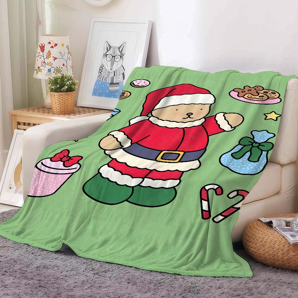 Cartoon Cute B-bobbie G-goods Blanket Warm And Soft Suitable For Bedroom Living Room Sofa Bed Office Travel Camping