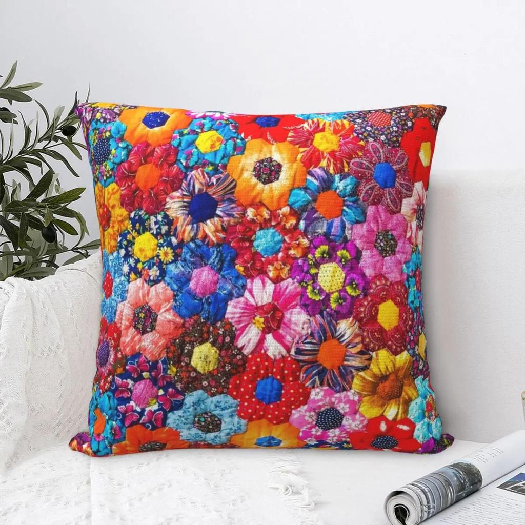 Patchwork Throw Pillow Sofa Cover Pillow Case
