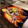 1pz Coperta in Flanella con Stampa Son Goku, Alta Qualità per Tutte le Stagioni, Decorazione per la Casa, Calore e Comfort, Perfetta per Regali di Natale