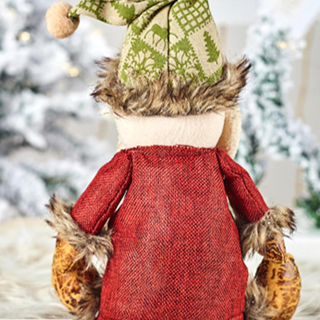 Merry Christmas Gift Bags Santa Claus/Elk/Snowman Creative Doll Candy Bag Zipper Design Fabric Storage Bags Gift Pouches