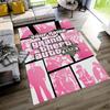 Grand Theft Auto Customizable Name Floor Rug Office Rug Perfect for Playrooms Hallway Living Rooms Decorate room Antislip Carpet Decorate Offices
