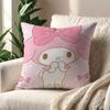 MMy MMelody Kawaii cushion cover For Pillow Printing Sofa Decoration Home Car Room Coffee Shop Office Nordic Simplicity