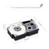 5 Packs 9mm Label Ribbons XR-9GN XR9BU XR9YW XR9WE Compatible for Casio EZ Label Printer KL8100 KL-100 KL-120 KL-750 Label Maker