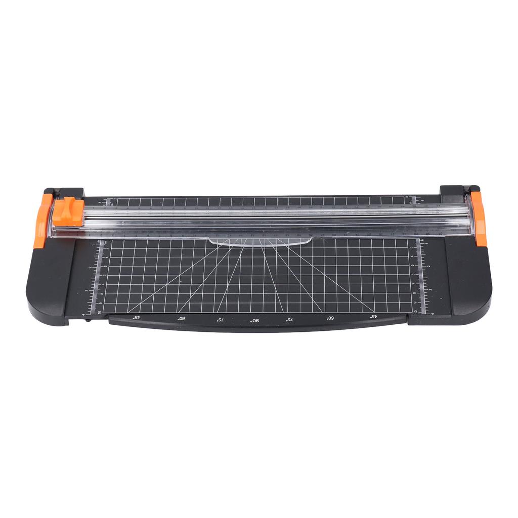 Paper Cutter 12in A4 Office Trimmer Crafting Scrapbooking Tool with Security Guard Side Ruler