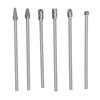 Cylinder Head Porting Kit, 6Pcs Cut Carbide Burr Set Lengthen for Woodworking,Drilling, Metal Carving, Engraving, Polishing, Cutting Burs