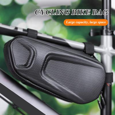 Dreieckige Fahrrad-Oberrohrtasche, EVA, Hartschale, wasserdicht, leicht, MTB, Rennrad