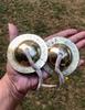 3 Inch Hand Cymbals Metal Manjira Manjeera Manjire Indian Percussion Musical Instrument, Krishnas Aarti Arti Bhajan Religious Ceremonies