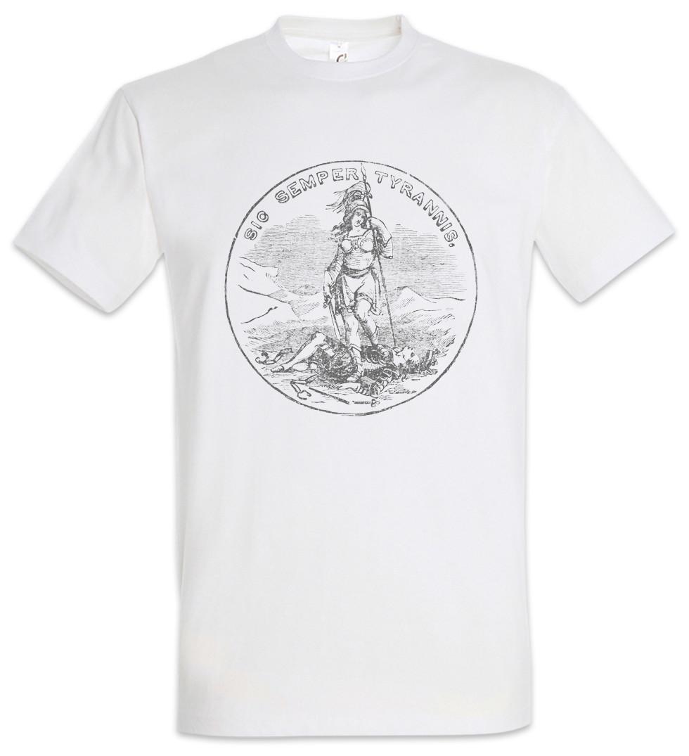 Sic Semper Tyrannis I Футболка Так всегда тиранам Соединенные Штаты Сопротивление 2XL