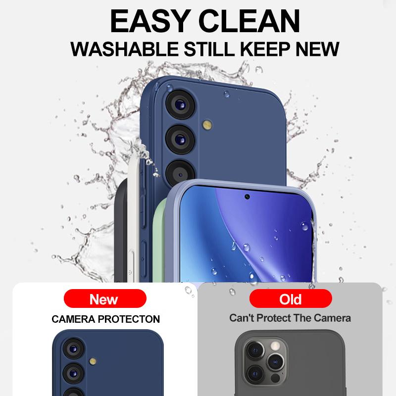 S26 S2 Ultra Plus Case Liquid Silicone Camera Protector Phone Cases For Samsung Galaxy S26 S2 S24 S 2 Ultra Plus Soft Cover