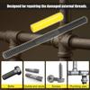 Thread Repair File Metric Thread Restoration Repair File Cleans Damaged Threads 0.75-3 mm Pitch Metal Hardware DIY Hand Tools