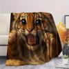 1Pc Cartoon Print Flannel Blanket, High Quality Comfortable for All Seasons, Home Decor, Warmth and Comfort, Perfect for Christmas Birthday Gift