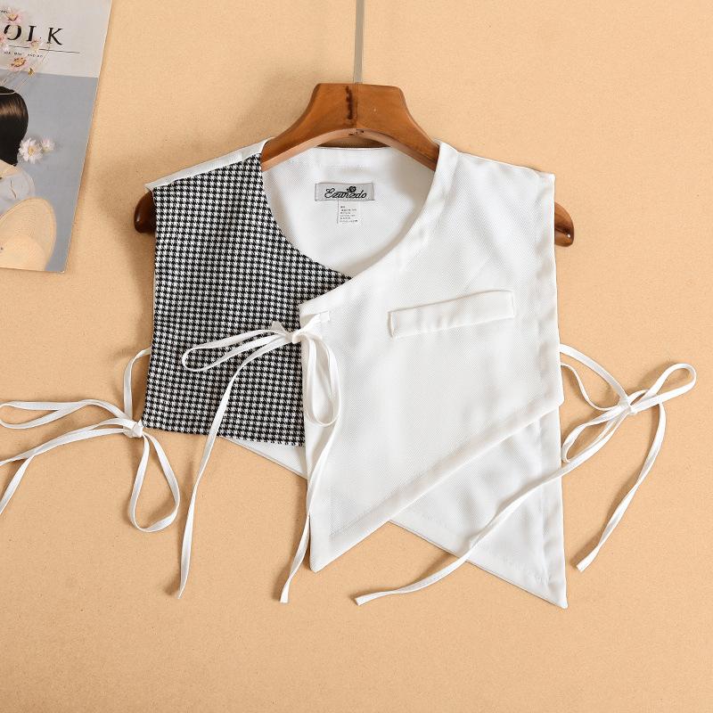 

Шаль с женскими полосками, вязаный летний воротник, юбка с защитой плеч, шейный отдел позвоночника, украшение для пары, маленький жилет