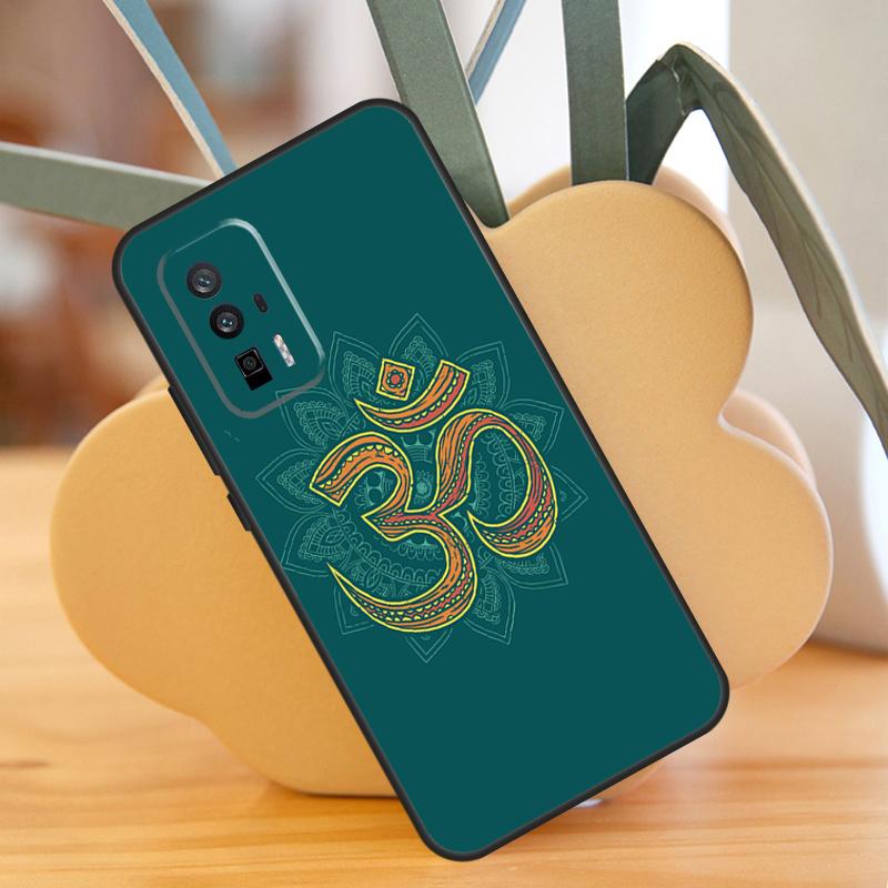 Om Hindu Symbol Case For POCO F6 Pro X6 X5 X3 F3 F5 M6 M5s Xiaomi 13T Pro 11T 12T 12 13 Lite 14 Ultra Cover