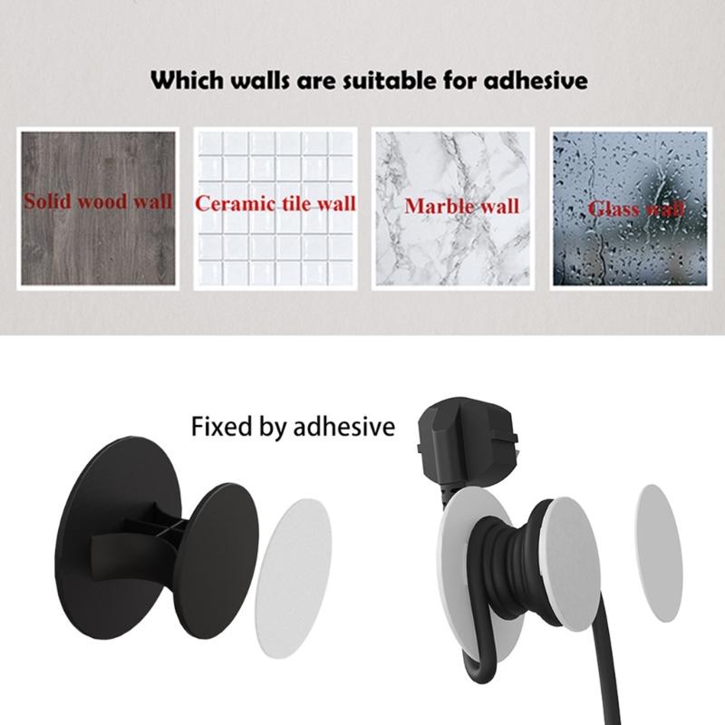 Pack of 2pcs Cable Organizers Power Cord Winder for Kitchen Devices Easy Installation and Tidy Storage Solution