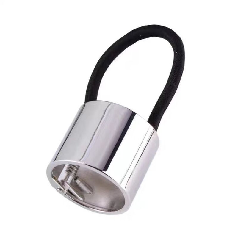 

European and American Metal High and Low Hair Band Fixed Gadget Hair Accessories Silver Buckle, 3cm High