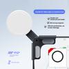 Mobile Phone Holder 360-Degree Rotation Magnetic Car Mount Clip-on Phone Mount Ultra-Stable Shock Absorbing Phone Stand for Safe Driving