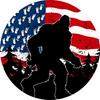 Bigfoot US Flag Tire Cover Patriotic Sasquatch Spare Wheel Protector Outdoor Accessory