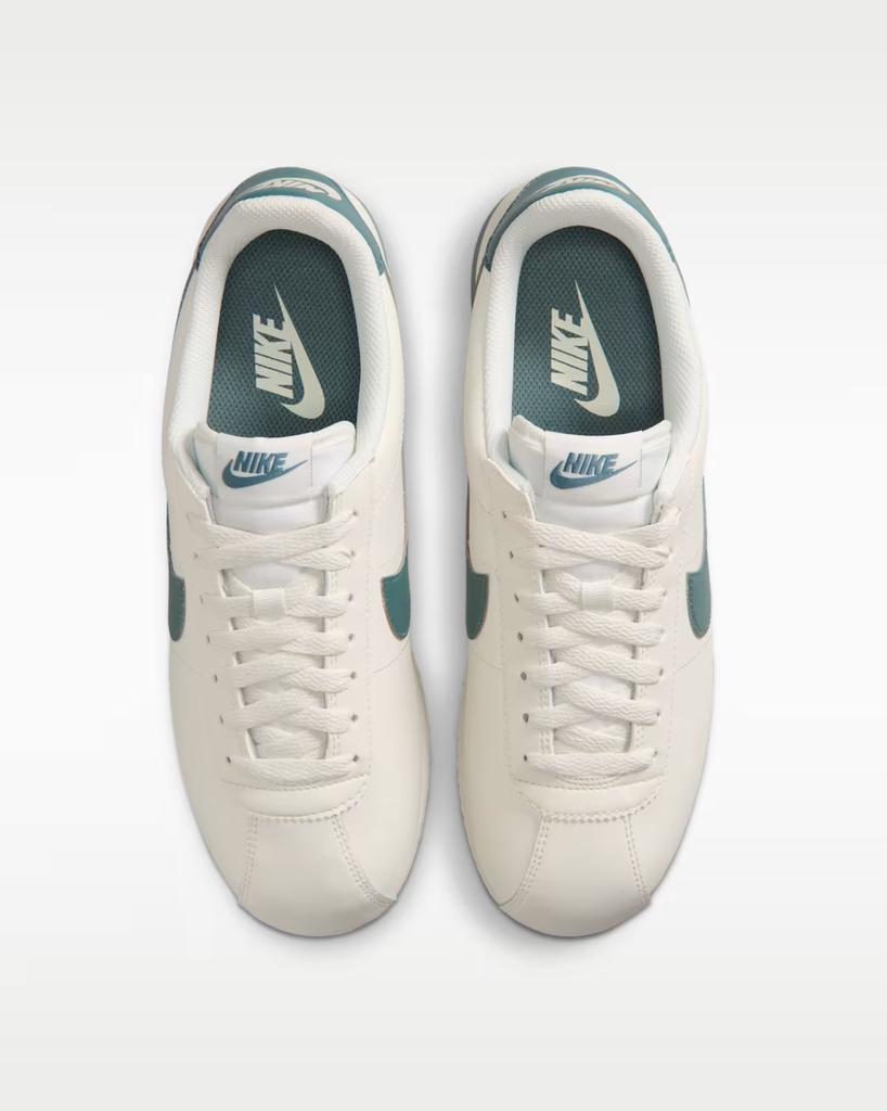DN1791-118 Nike Cortez Leather Sail Mineral Slate (Women's)