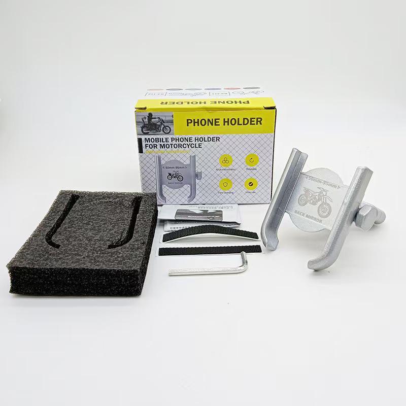 Aluminum Alloy Phone Holder for Motorcycle and Bike Riders