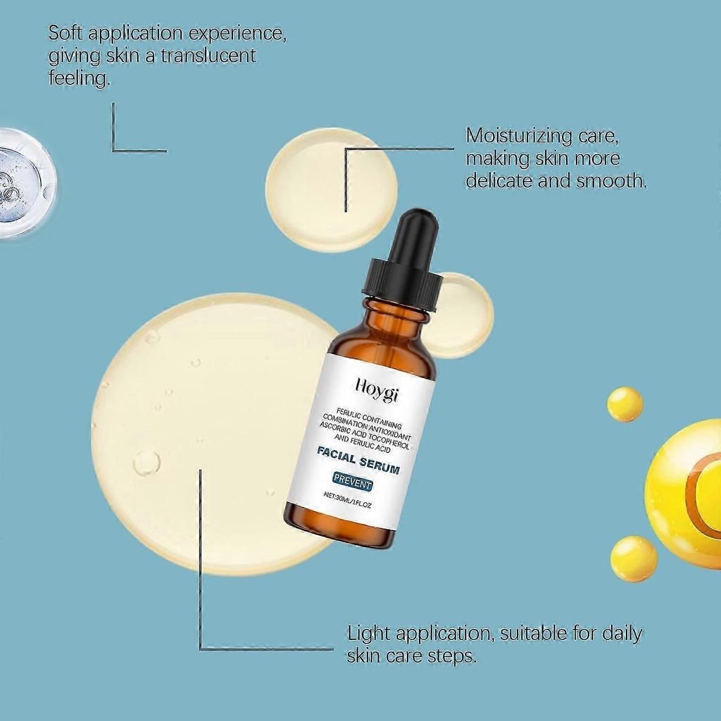 Vitamin C Face Serum - Hydrating, Youthful Glow & Brightening Essence with Vitamin E - 30ml
