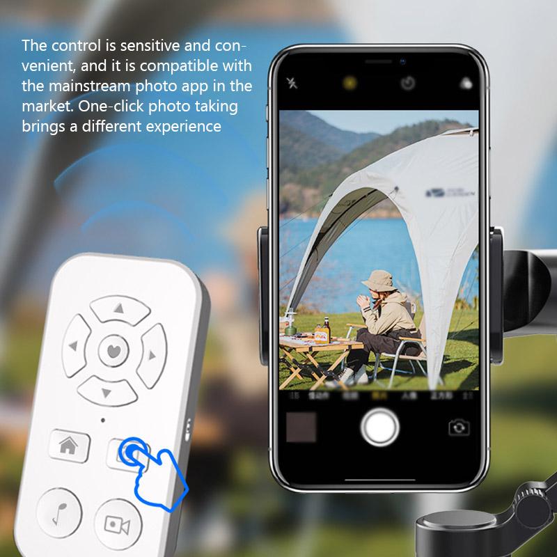 NEW Bluetooth Remote Control Phone Compatible Rechargeable Selfie Stick Camera Controller for Android iOS iPhone iPad Tik Tok