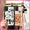 Durable Cute Phone Case For UMIDIGI A9 Back Cover Wristband Anti-knock Fashion Design Anti-dust Phone Holder Ring