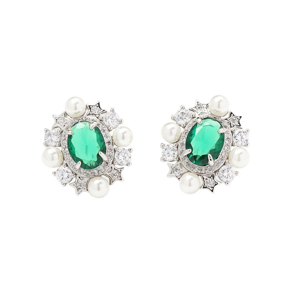 Cross-border explosive new trend flower stud earrings design sense niche sweet and exquisite stud earrings fairy personality small earrings